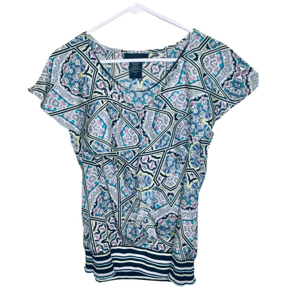 Attention | Women's Vibrant Sleeveless Blouse | Size L